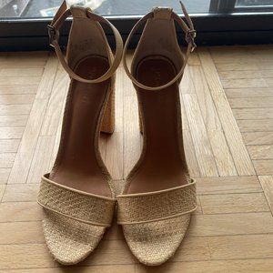 J. McLaughlin Madison Raffia Sandal Size 8